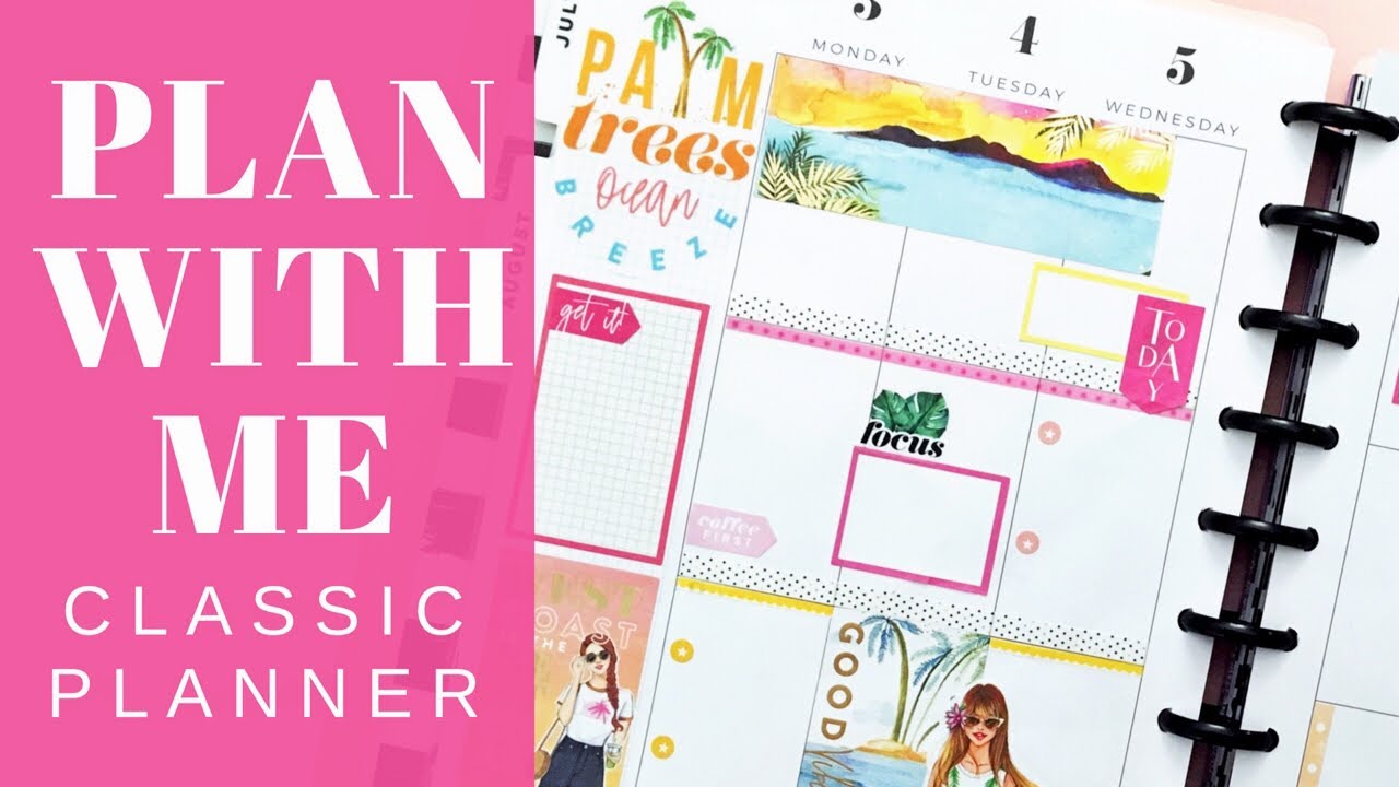 PLAN WITH ME | CLASSIC Happy Planner | Rongrong Going Places | August 3-9, 2020
