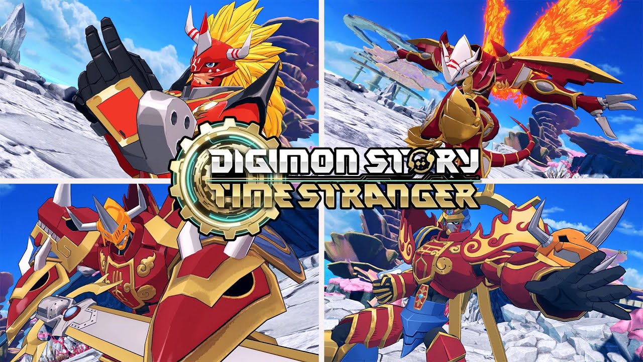 EmperorGreymon Evolution, Special Skills & Win Screen - Digimon Story: Time Stranger