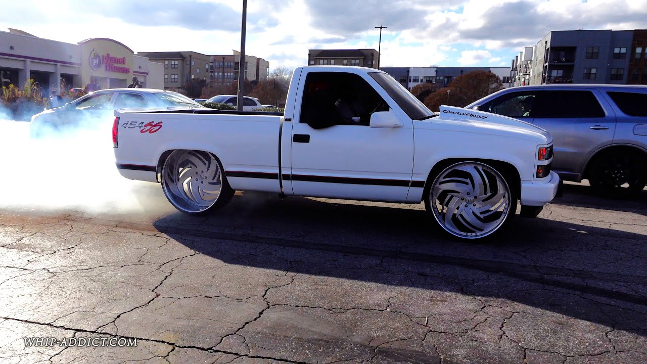 WhipAddict: 90' Silverado 454SS on 28s, 9 inch Lips, Big Block Short Bed Paint Progression! RUNNIN!!