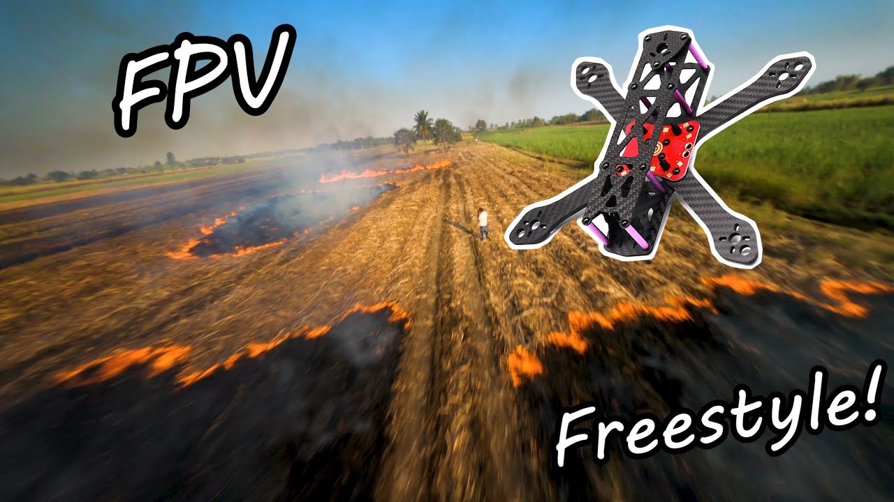 Martian II FPV Freestyle Action at the Field with GoPro Hero 8 4k