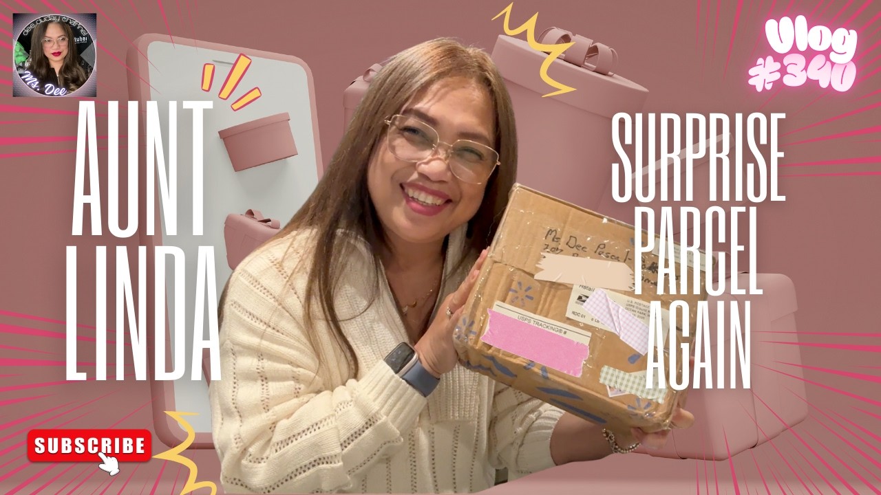 💝 Aunt Linda’s Surprise Parcel | A Very Special Book Inside 😄🎭✨#vlog #unboxing #surprise