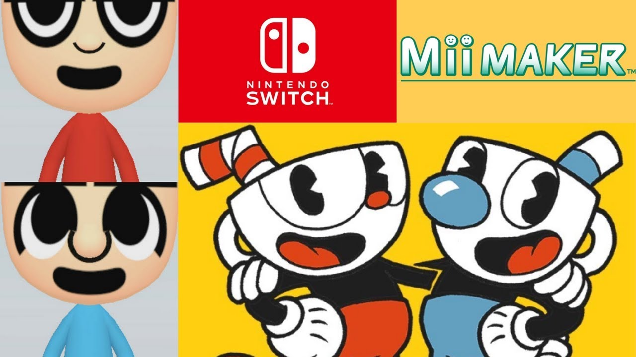 Mii Maker How To Create Cuphead and Mugman From Cuphead