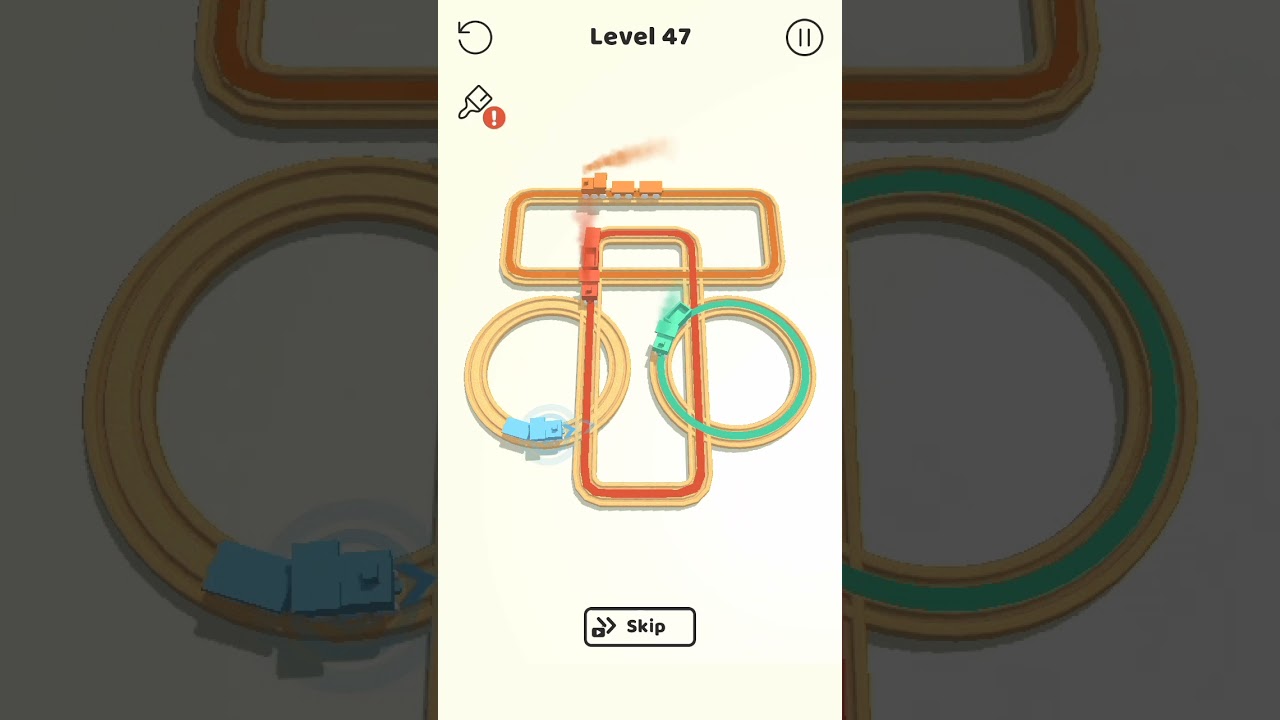 Trains On Time 🚂 Gameplay #FunGame All Levels 47-48 Android | IOS #Shorts
