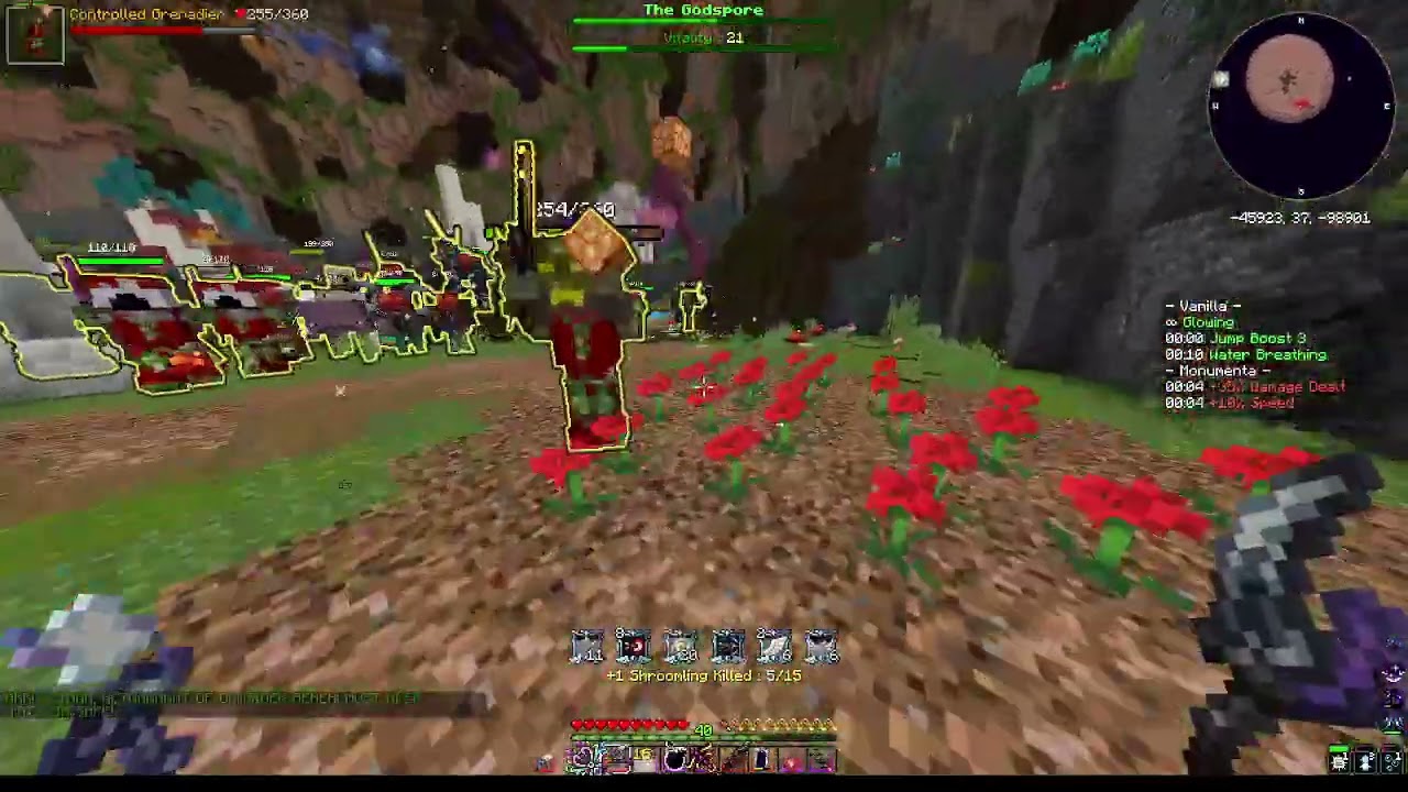 Monumenta Godspore solo (Ranger, 2 shrines)