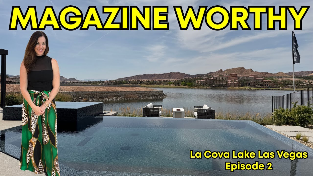 New Waterfront Luxury Homes for Sale in Lake Las Vegas - La Cova by Tripointe Homes| 2M+
