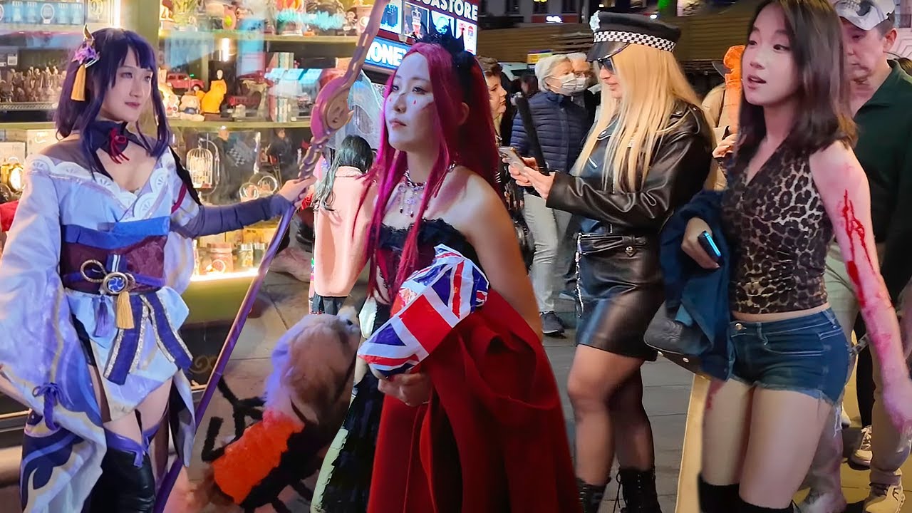 👻🎃Halloween Night Walk Through London's Street |London Night Walk [4K]