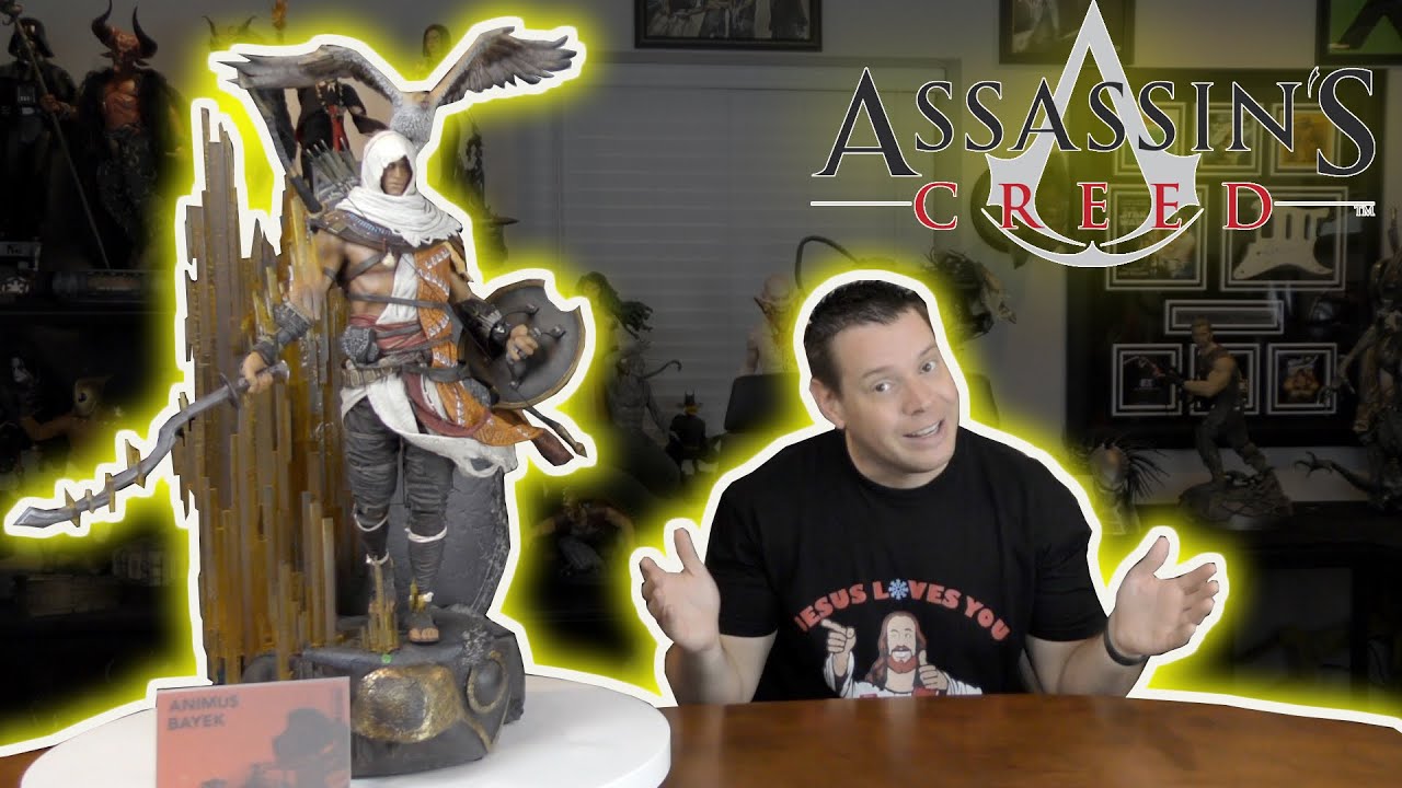 Pure Arts ASSASSINS CREED ANIMUS BAYEK Statue Review