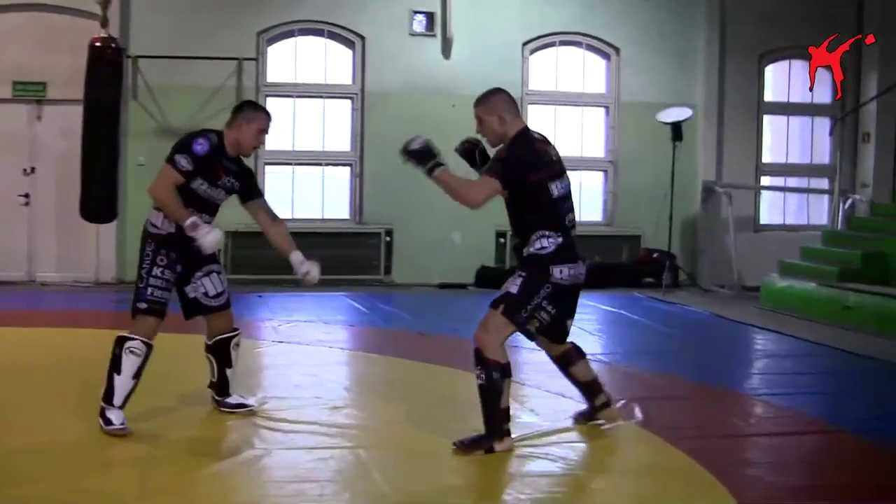 Mateusz Gamrot vs Borys Mańkowski - trening - luźny sparing