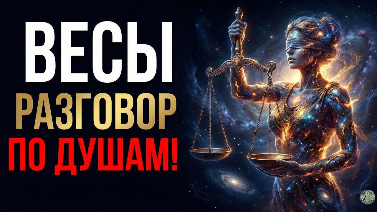 ВЕСЫ: ВАЖНЫЙ РАЗГОВОР ПО ДУШАМ! ВСЕЛЕННАЯ вам ПОМОЖЕТ