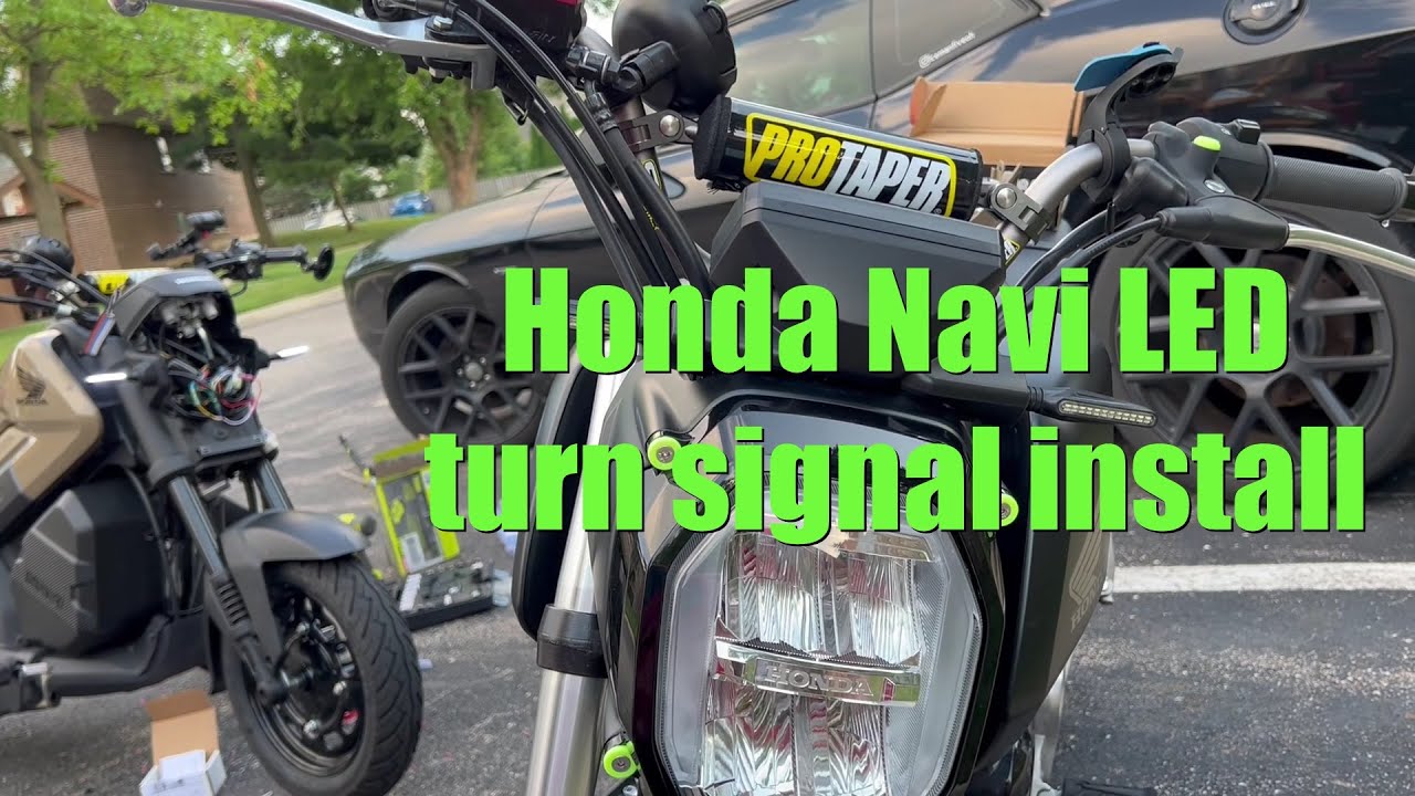 2022 Honda Navi Led turn signal and LED relay install