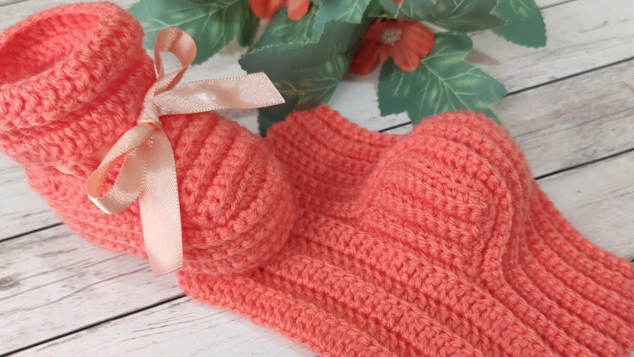 Sapatinho de crochê para bebê passo a passo para iniciantes