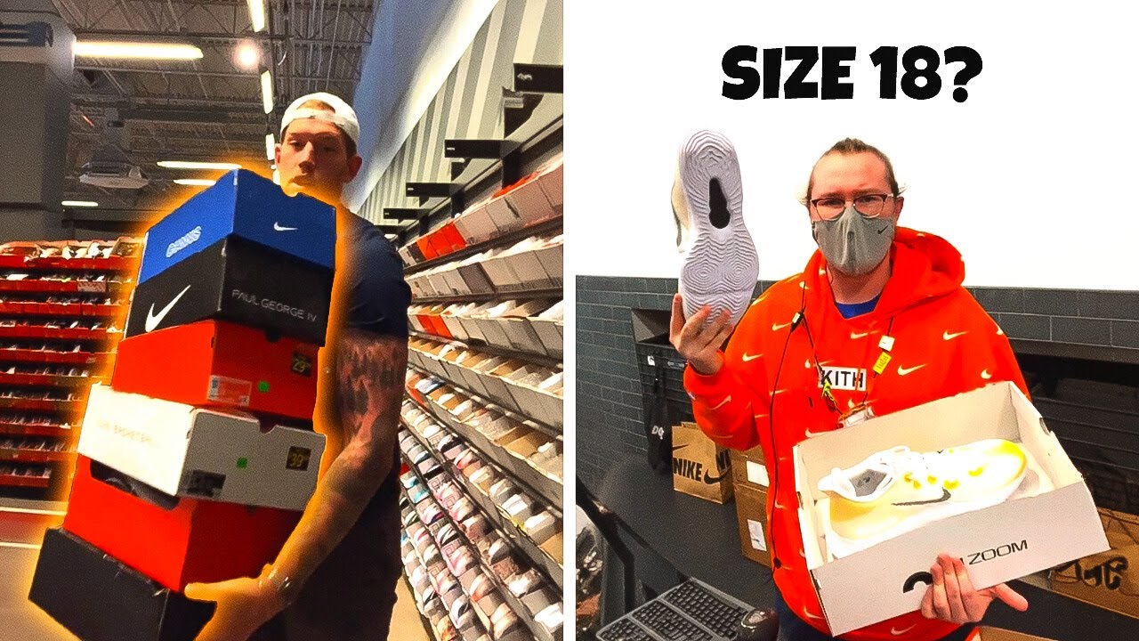 Can a 7'1 giant find Size 18 Shoes?