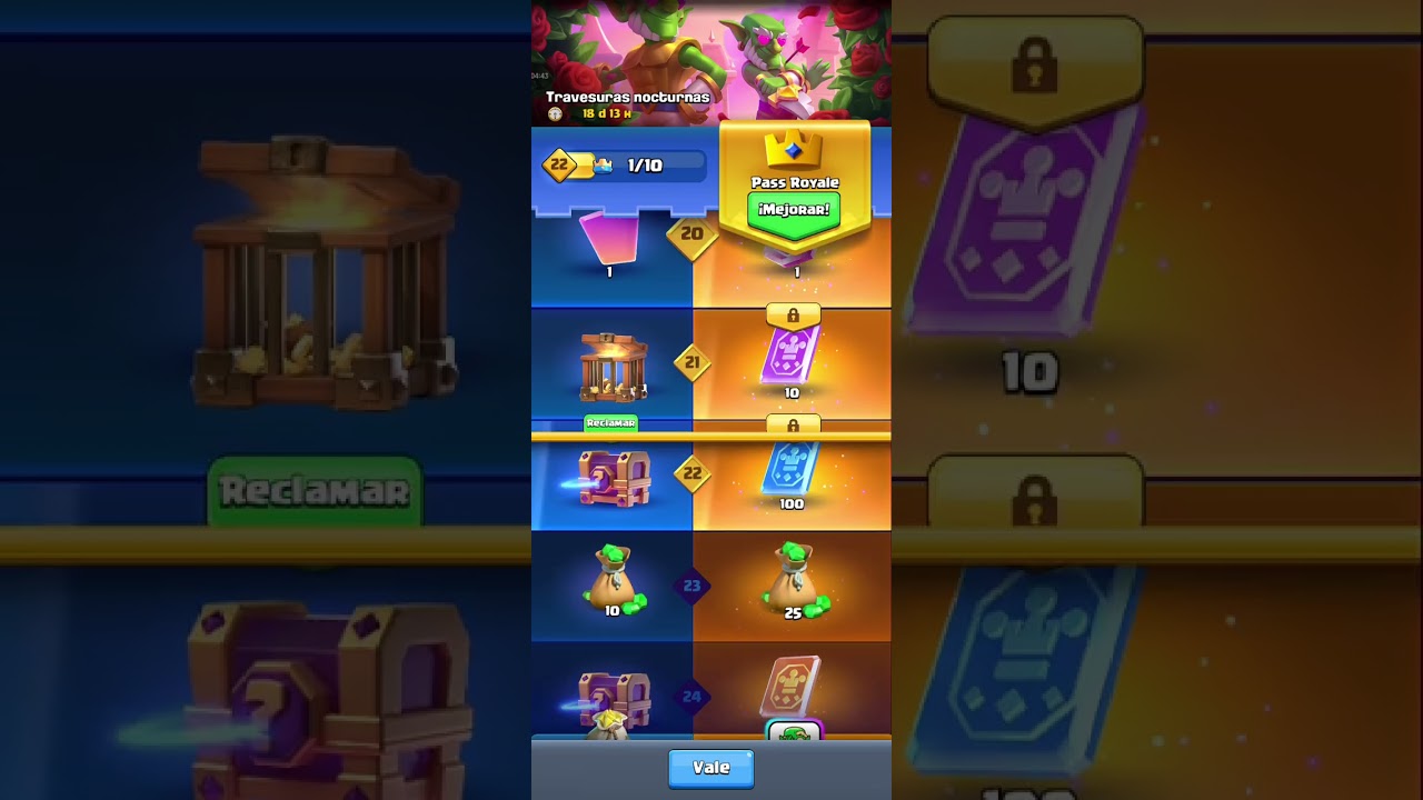 Jugando clash royal asta las diez mil copas 