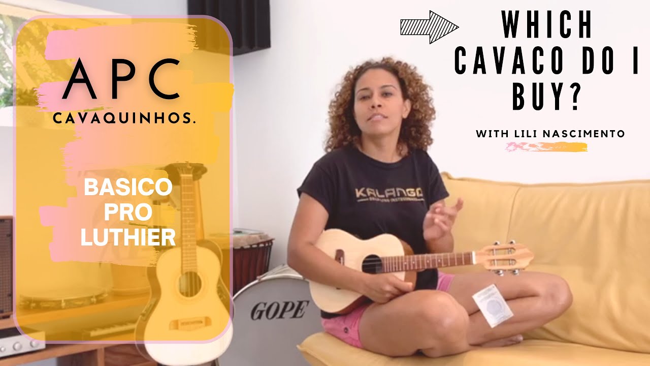 Lili Nascimento compares 3 APC cavaquinhos Basico, Pro and Luthier - sound sample for Kalango