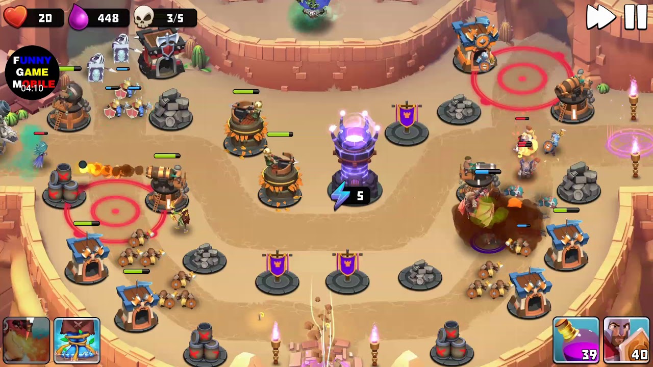 FGM - Castle Creeps TD: Chapter 34 - Level 136: Stone and Bone