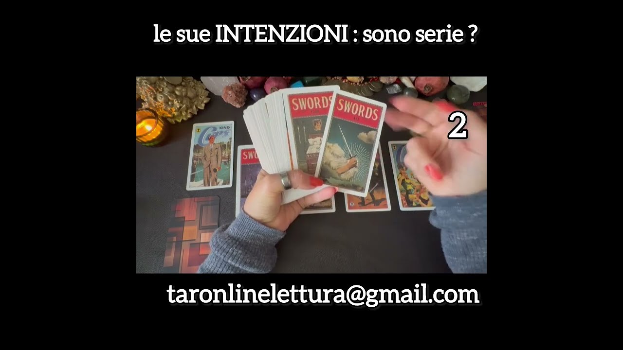 ➡️Le sue intenzioni sono serie? #Taronlinelettura #TarotOracle #lettura_tarocchi #tarot