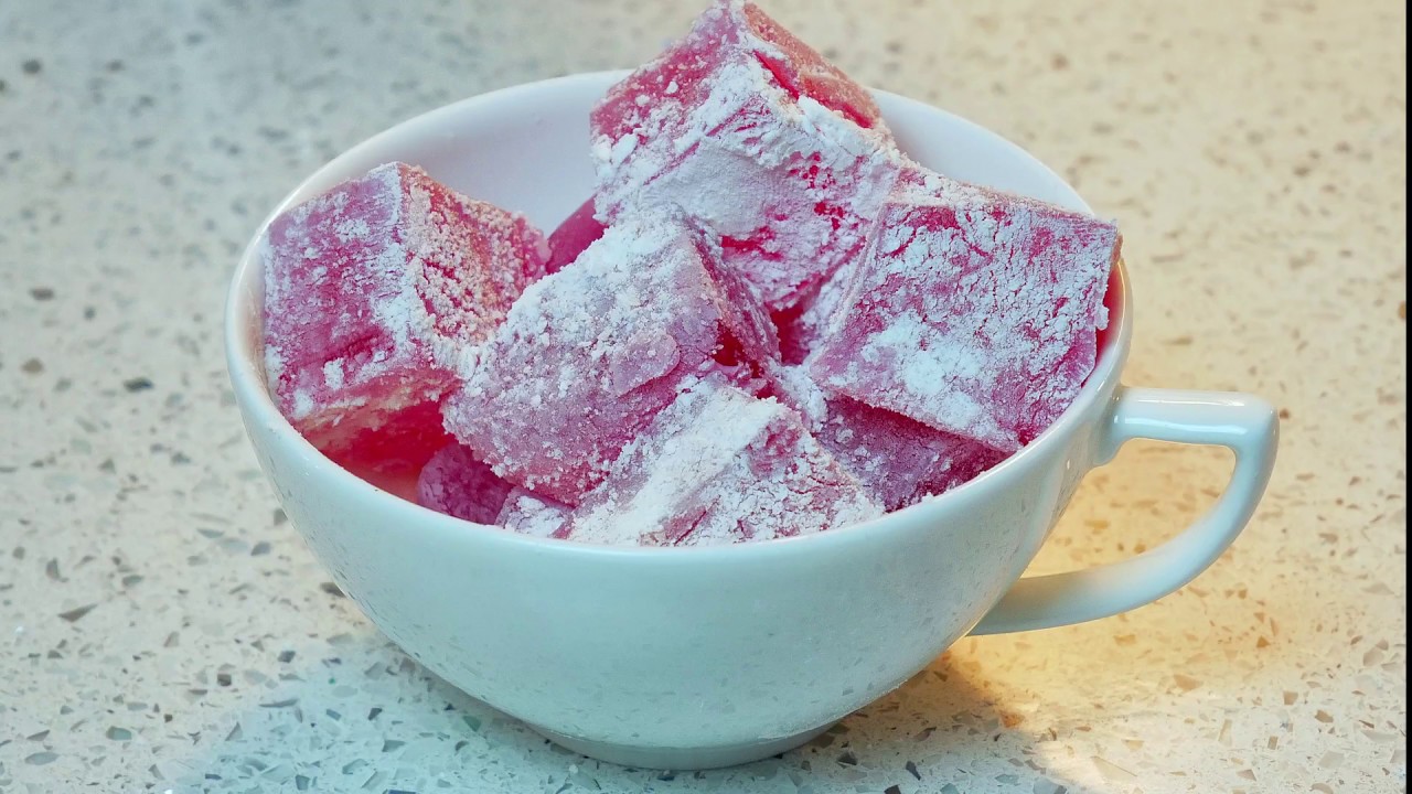 How to make Low Calorie diet Turkish Delight Sweets!