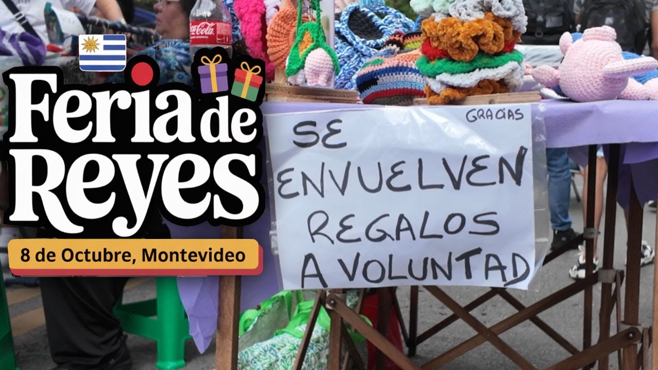 🇺🇾 Feria de Reyes en 8 de Octubre 🎁 | Montevideo 4K