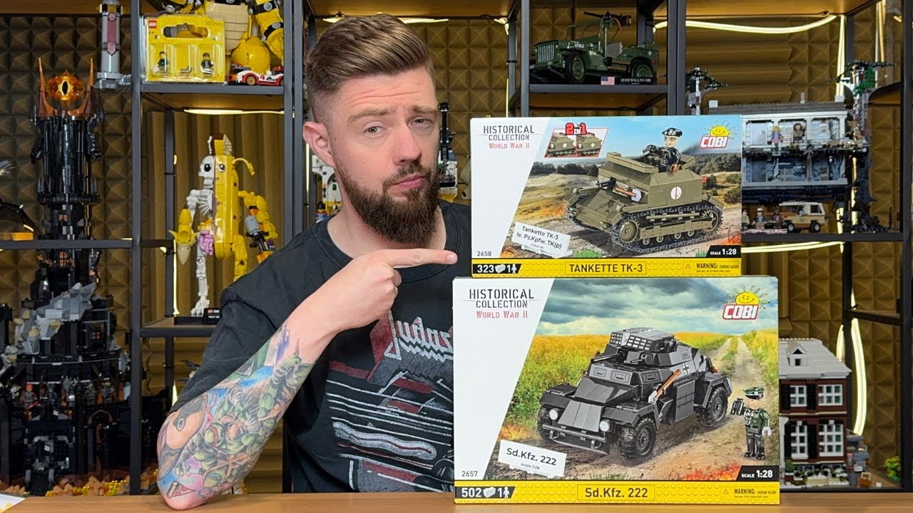 COBI-2658 Tankette TK-3 | COBI-2657 Sd.Kfz. 222 💥 RECENZJA