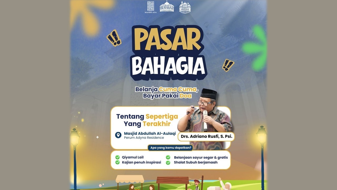 Kajian Subuh | Tentang Sepertiga Yang Terakhir | Ustadz Drs.  Adriano Rusfi, S.Psi.