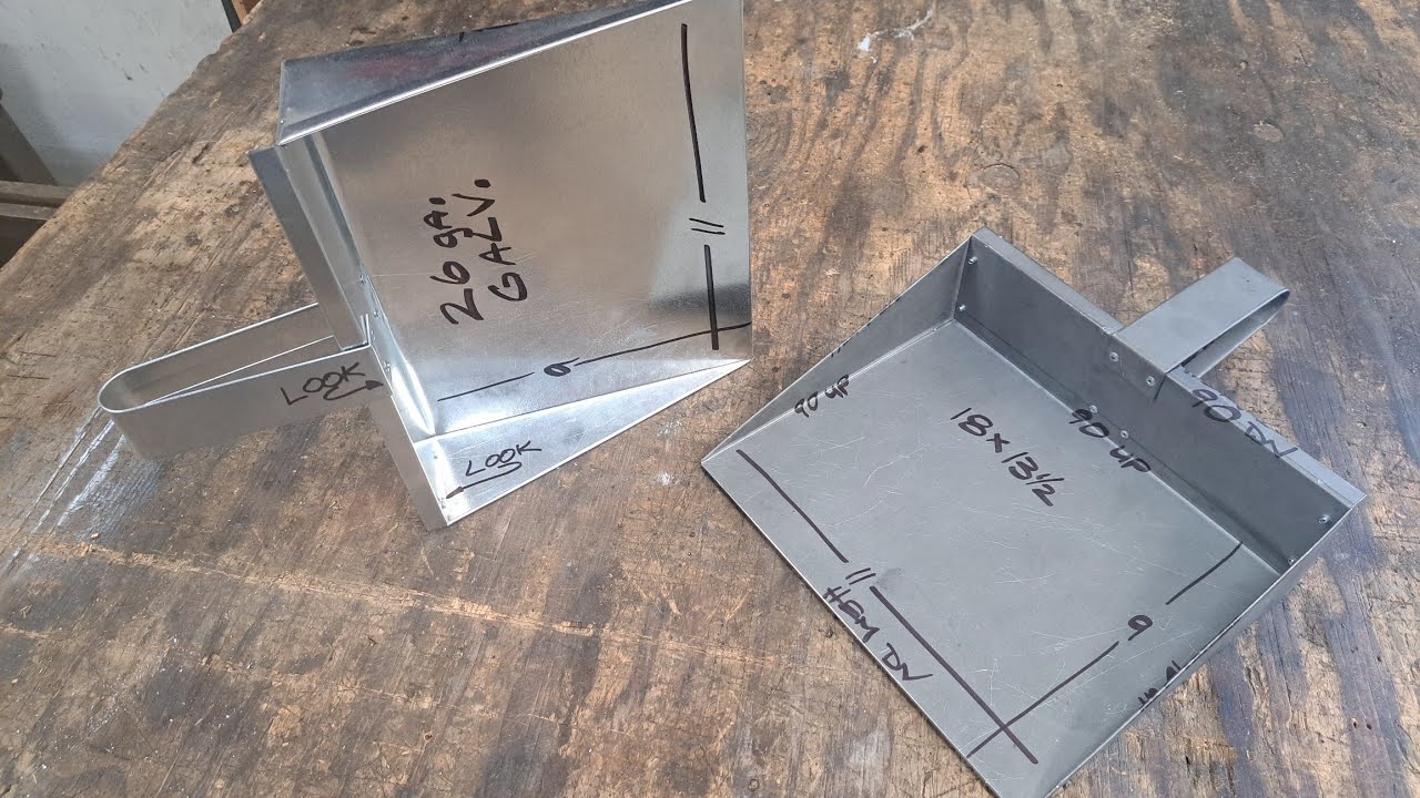 Sheet Metal is Fun! Dust Pan Fabrication