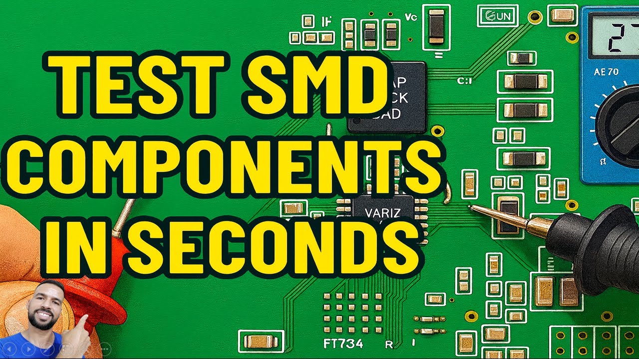 Электронные компоненты: проверка SMD-компонентов с помощью мультиметра, от конденсатора до микрос...