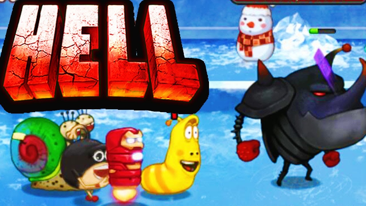 Larva Heroes Special mode HELL walkthrough - ios/android gameplay