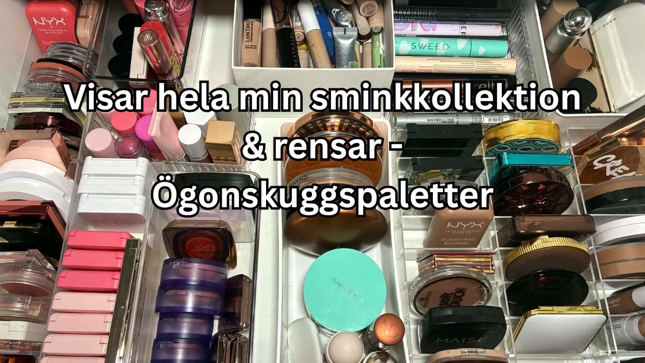 RENSAR SMINK: ÖGONSKUGGSPALETTER