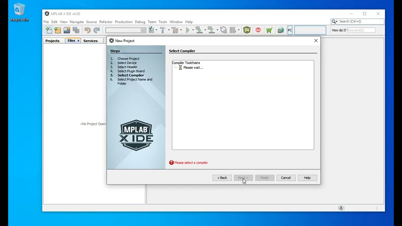 Como crear un proyecto en MPLAB V6