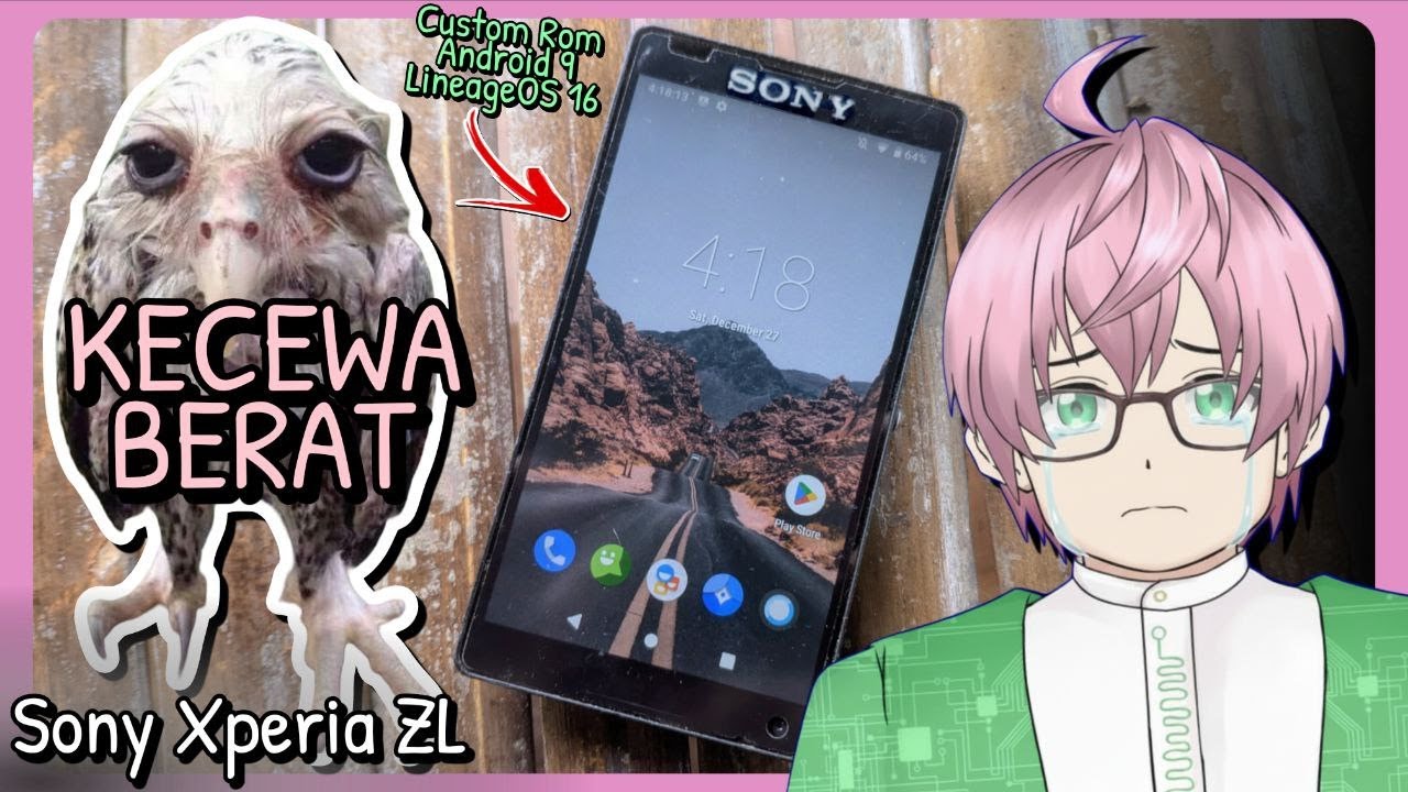 Mencoba Custom ROM Sony Xperia ZL - HP Flagship versi sunat yang takut air [vTuber Indonesia]