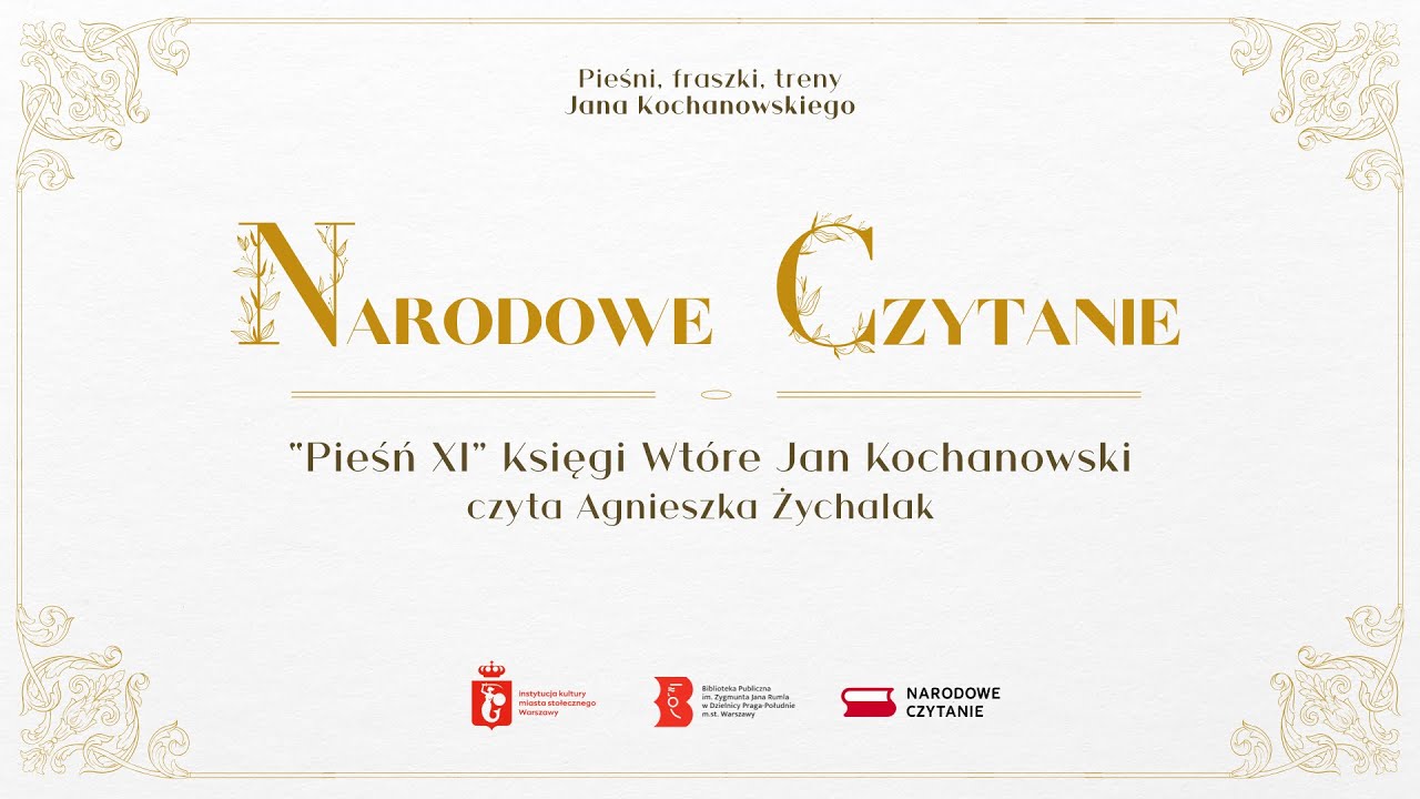 Narodowe czytanie 2025 - Agnieszka Żychalak czyta 
