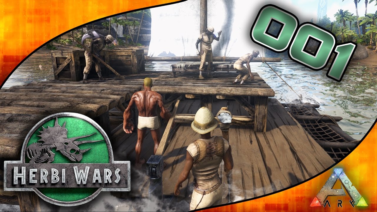 ARK HERBIWARS #1 ERSTES PVP-BLUT ARK PVP Deutsch | German | Gameplay
