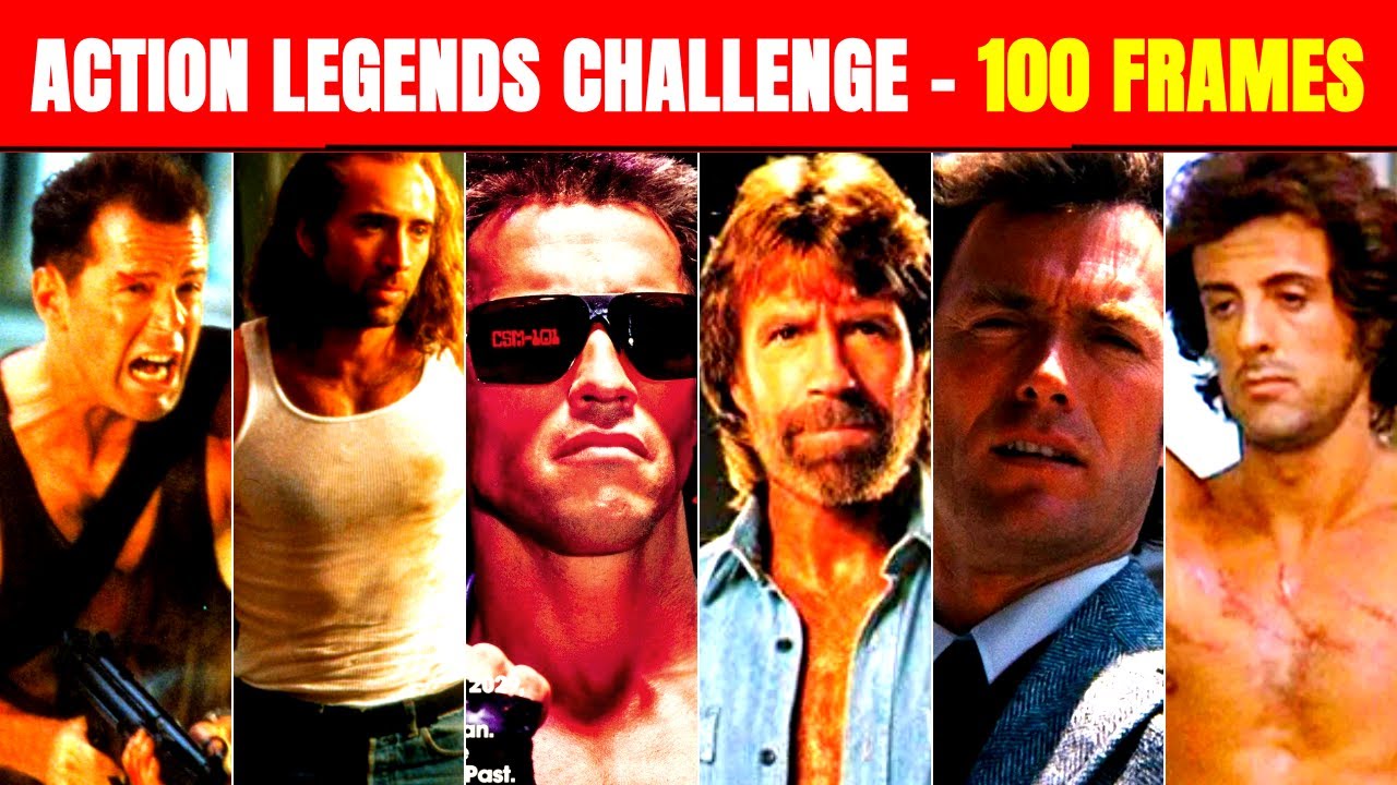 🎬 100 ICONIC ACTION MOVIE FRAMES CHALLENGE - Ultimate 70s, 80s & 90s Heroes Quiz!