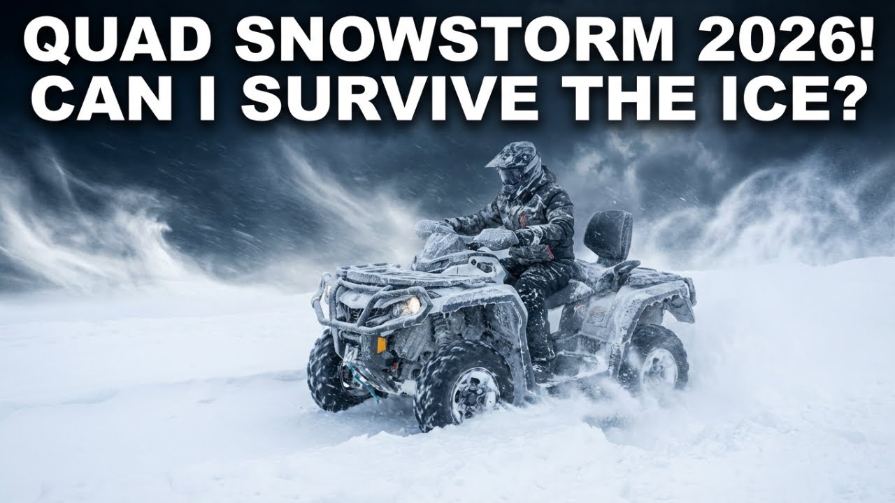 Riding QUADS in the 2026 Snowstorm