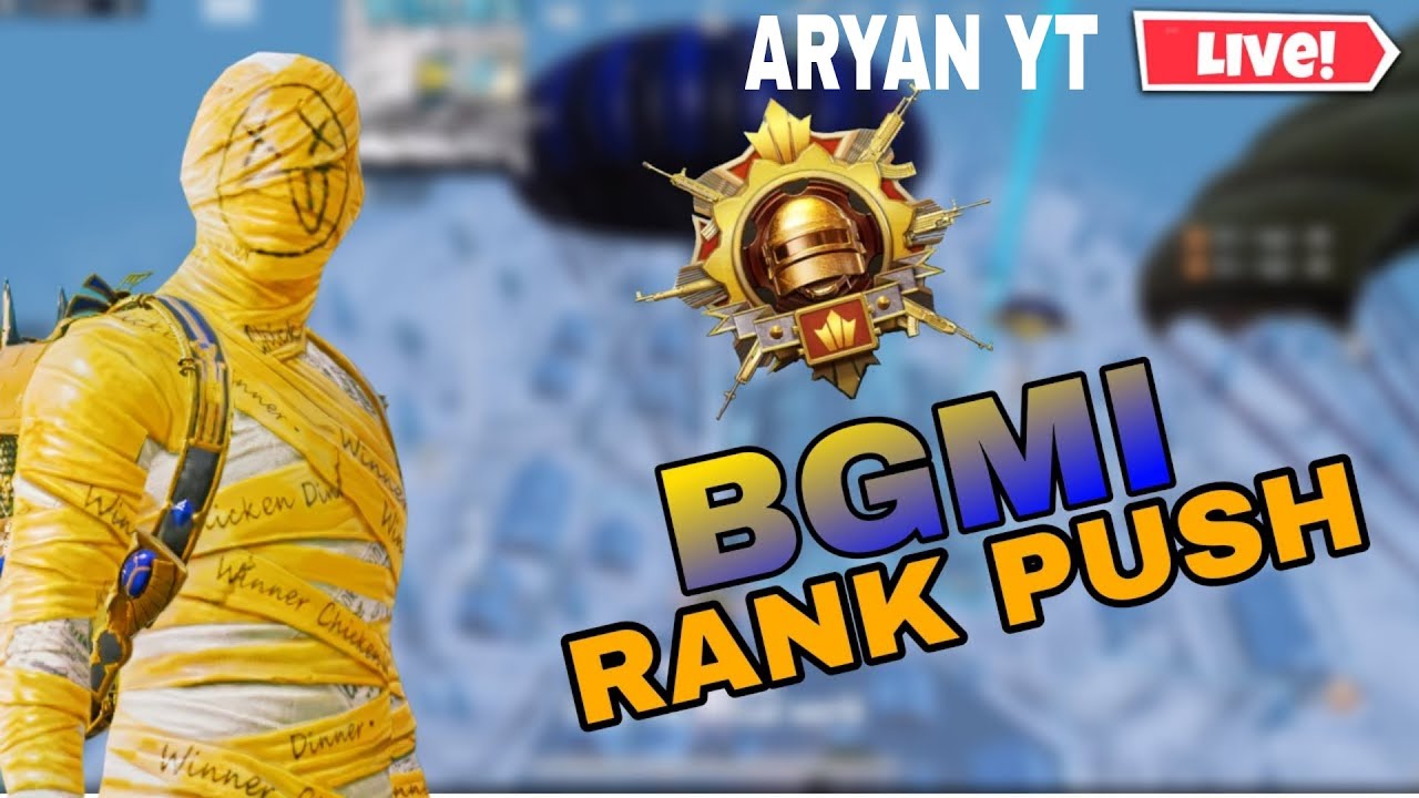 BGMI ПОВЫШЕНИЕ РАНГА ПРЯМАЯ ТРАНСЛЯЦИЯ BGMI | ARYAN YT