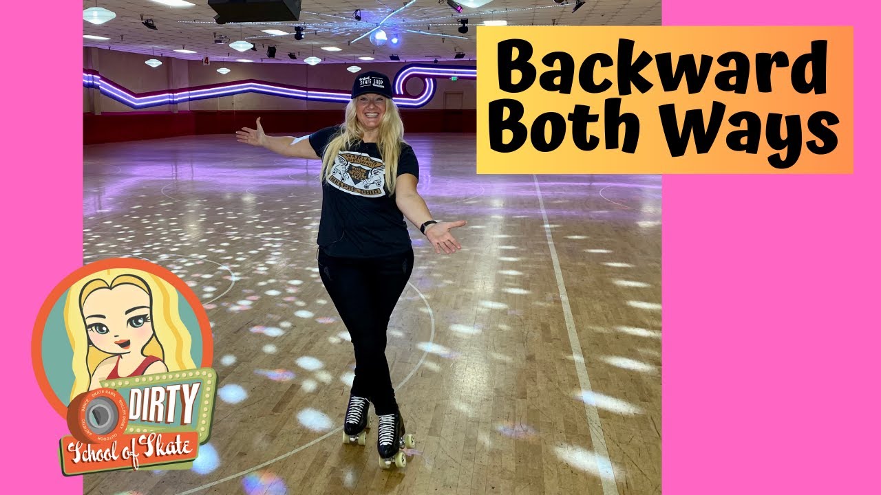 Roller Skate Backwards - BOTH WAYS - Practice Drill