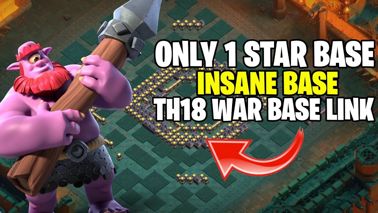 Strong Th18 War Base Copy Link | Anti Thrower Base | Th18 Anti 2 Star War Base