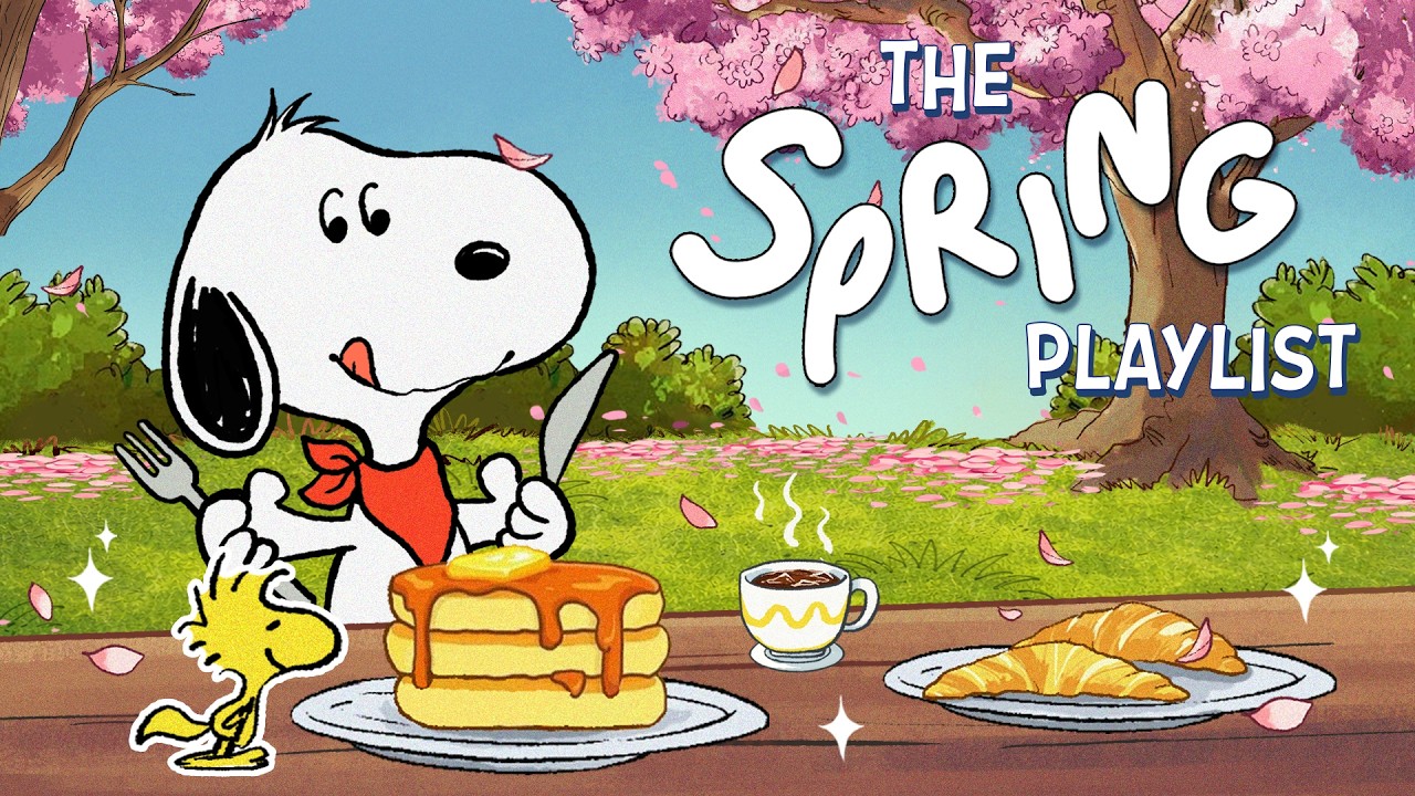 A Quiet Morning Breakfast with Snoopy 🌸🥞🥐 | The Best Morning Jazz Playlist to Start the Day Right