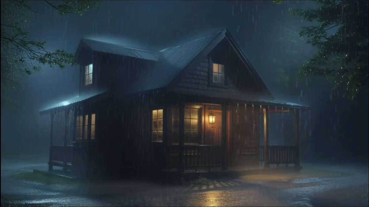 Night Rain Ambience 🌧️ The Sound That Helps You Sleep Fast