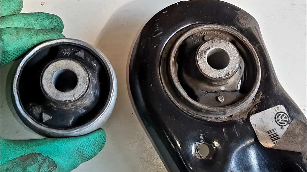 COMO TROCAR AS BUCHAS DA BANDEJA DO JETTA 1.4 TSI PROCESSO É SEMELHANTE PARA A LINHA VOLKS