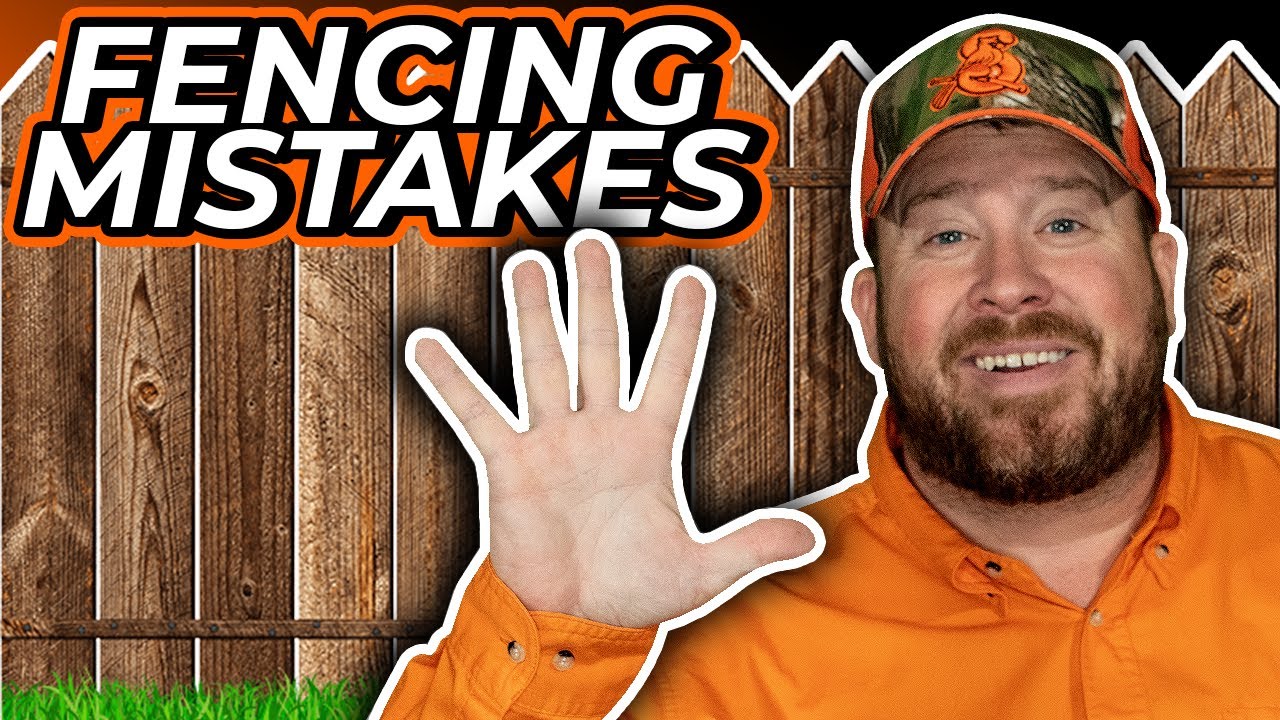 5 ошибок, которые НЕЛЬЗЯ допускать при строительстве забора