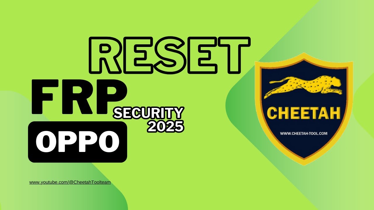 Reset FRP & Wipe Data on Oppo Android 15 (2025 Security) | Cheetah Tool Pro