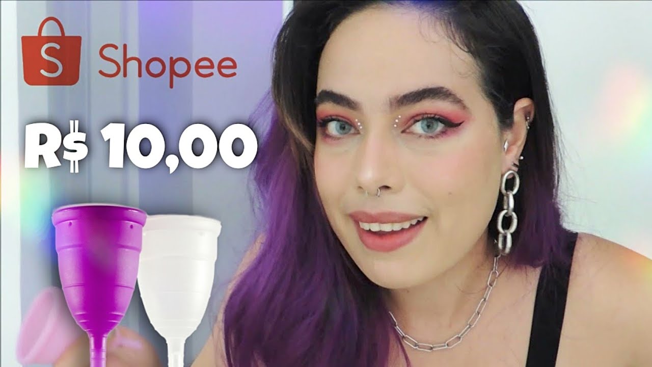 USEI O COLETOR MENSTRUAL DA SHOPEE