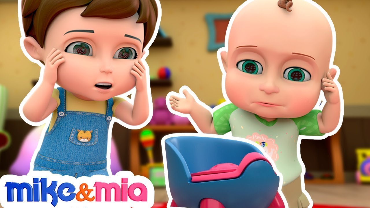 Potty Training Song | Good Habits for Kids | Mike and Mia Nursery Rhymes