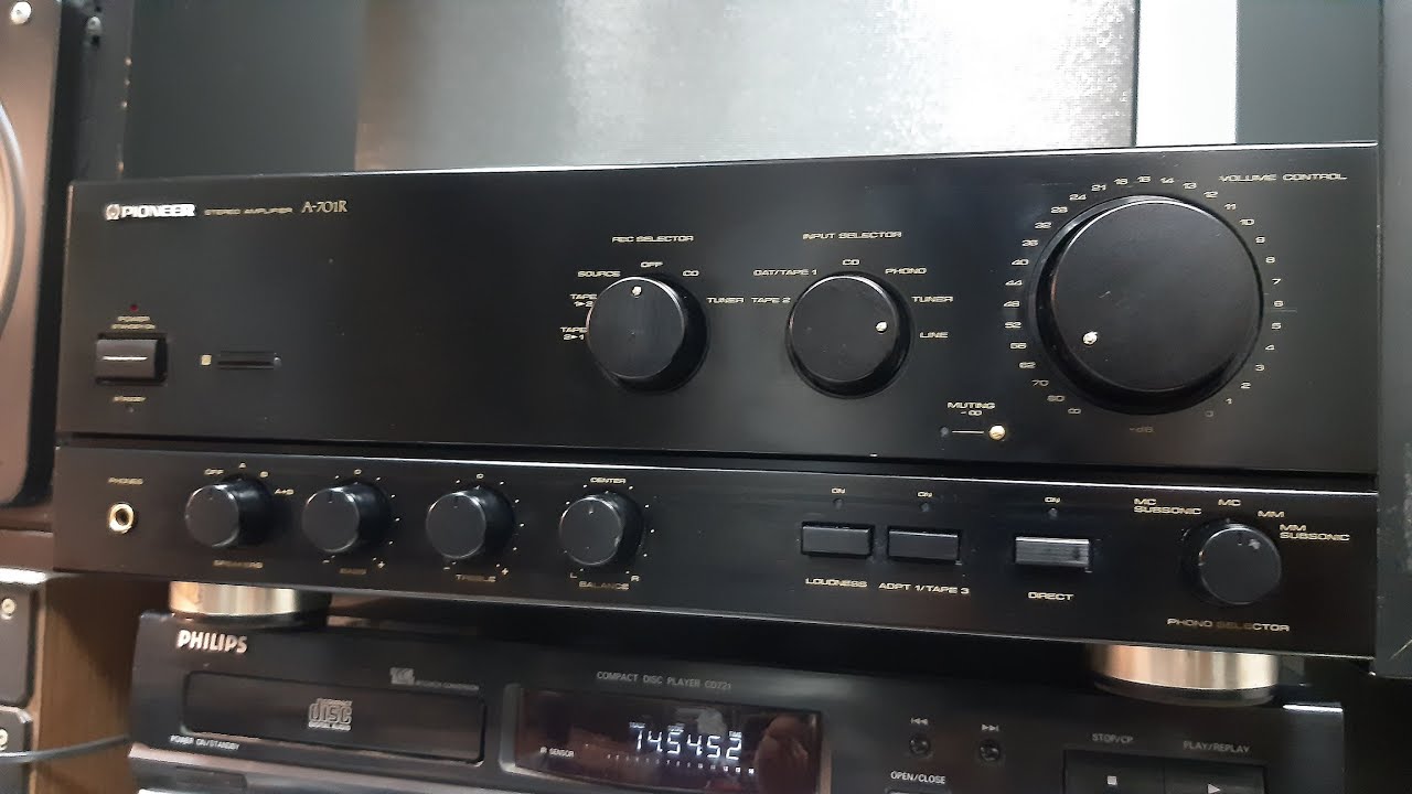 Pioneer A-701R прихворів.