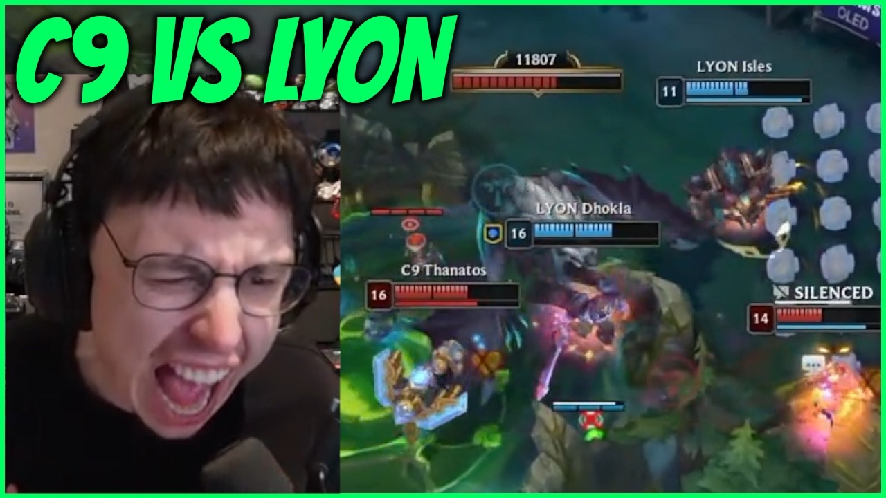 Caedrel Reacts To Ending Of C9 VS LYON
