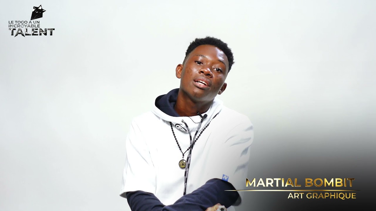 Arts Graphiques 2021 - MARTIAL BOMBIT candidat du Togo a un incroyable talent