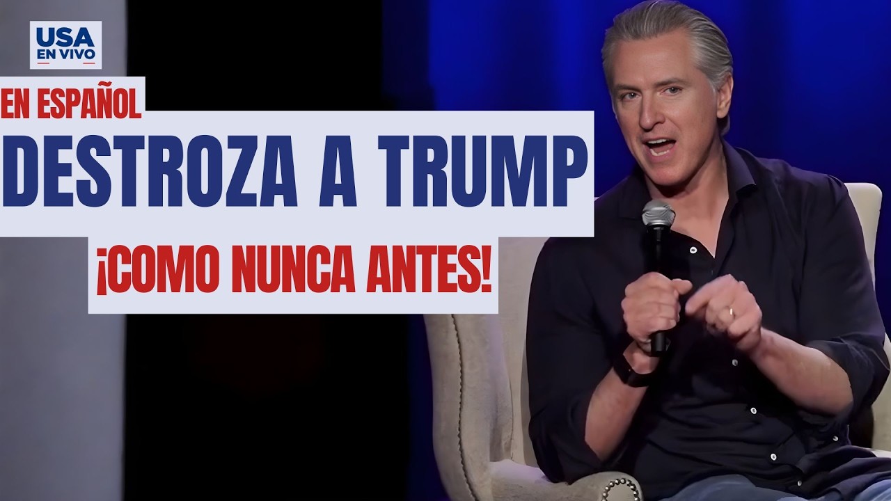 Gavin Newsom ataca a Trump, como nunca antes en la presentacion de su libro | USA EN VIVO 🔴