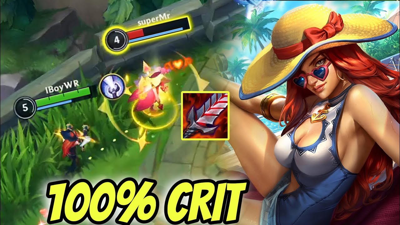 WILD RIFT ADC // THIS FORTUNE IS TOO STRONG WITH CRIT BUILD IN PATCH 5.2 GAMEPLAY!