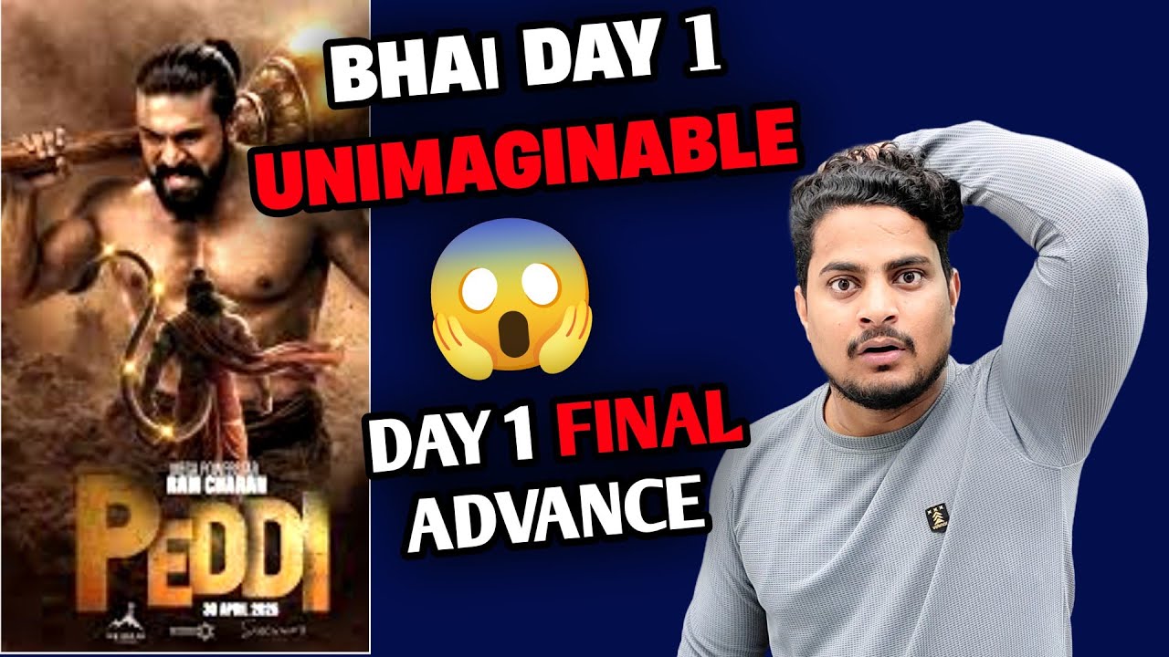 Peddi Movie Day 1 Final Advance Booking Report | Peddi Day 1 Box Office Collection | Ramcharan 